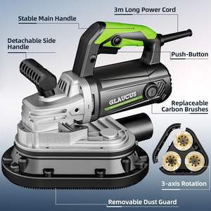 Meuleuse électrique à trois axes de 4 pouces pour le ponçage des surfaces en béton, des murs et des plafonds - Product Image 5