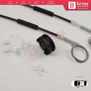 Kit de Reparación de Elevalunas BWR5287, Puerta Delantera Izquierda para Doblo MK1 MPV Van 119 223 2001-2010 51718404 - Product Image 4