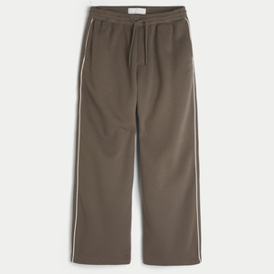 Pantalon de survêtement ample de style streetwear, doux, respirant et confortable pour homme, couleur marron, pantalon de survêtement ample - Product Image 3