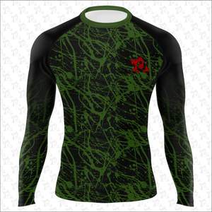 Protège-éruptions cutanées de compression à séchage rapide personnalisés en gros pour l'entraînement de fitness et de gymnastique pour hommes - Product Image 1