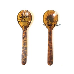 ชุดเสิร์ฟสลัดทำจากเรซินมือเทใส่สลัดสลัดจานเสิร์ฟสลัดช้อนส้อมช้อนชุดของขวัญขึ้นบ้านใหม่ - Product Image 4