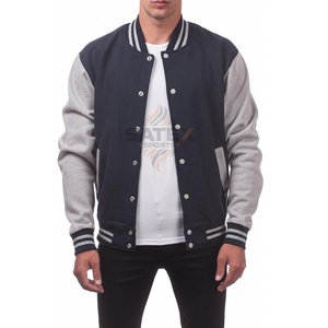 Veste universitaire à capuche à col montant enduite pour homme surdimensionnée avec broderie de patch personnalisée Logo avant Taille plus Style de loisirs - Product Image 5