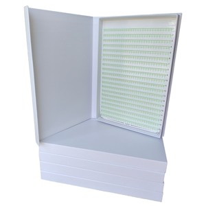 Pestañas Postizas Sintéticas Pre-fabricadas XXL XL 20/40 que Brillan en la Oscuridad, Grosor de 0.15mm, Extensiones de Volumen 2D 20D, Base Puntiaguda, Personalizables - Product Image 2