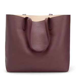 Bolso de Mano de Viaje Portátil de Cuero para Mujer con Cierre de Cremallera y Dos Correas - Product Image 6