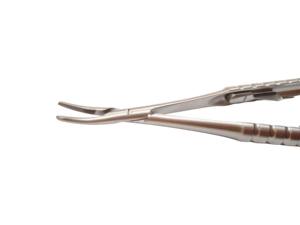 Portaagujas Castroviejo Curvo de Acero Inoxidable de Alta Calidad, Instrumento Manual para Microcirugía y Cirugía Plástica, Certificado CE MOL - Product Image 4