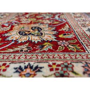 Tapis en soie noué à la main Gulmarg Blue Pae-5521, tapis décoratif floral pour la maison - Product Image 3