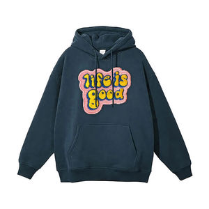 เสื้อฮู้ดดี้ผ้าฟลีซเฟรนช์เทอร์รี่คุณภาพสูง ปรับแต่งได้เต็มที่ สำหรับฤดูหนาว แห้งเร็ว ผู้ชาย/ผู้หญิง สีพื้นเรียบ สองชั้น - Product Image 5