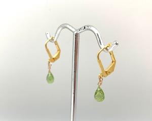 Joyería de piedras preciosas de peridoto para mujer, pendientes de estilo bohemio de plata, joyería de plata de ley 925, pendientes hechos a mano de tendencia, Regalo para mamá - Product Image 3