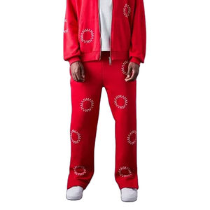 Conjunto Deportivo Personalizado de Primera Calidad para Hombre, Sudadera con Capucha y Cremallera, 100% Algodón, Diseño de Impresión Personalizado, Conjunto Deportivo y Sudadera para Invierno - Product Image 4