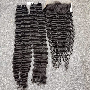 Cheveux vierges Remy de haute qualité en gros, naturels, bruts, vietnamiens, ondulés, de qualité supérieure, trame nouée à la main, double trame à la machine, toutes catégories - Product Image 1