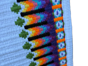 Tapis de selle Western Show en laine de luxe de Nouvelle-Zélande Combinaison de couleurs élégante pour l'équitation équatorienne - Product Image 2