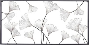 Handcrafted Modern Design Iron Metal Wall Art-Mushroom Leaf Outdoor Home <b>Decorative</b> Hanging for Interior Use Handmade <b>Spring</b> - Product Image 2