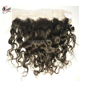 Venta al por mayor Remy cutícula alineada 13x6 encaje suizo transparente Frontal cabello humano - Product Image 3