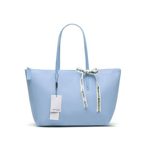 Sac fourre-tout en PU élégant fermeture ouverte grande capacité décontracté couleur unie doux pour printemps hiver sorties nouveau sac à main portable pour femmes - Product Image 2