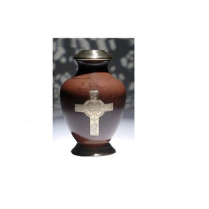 Urnas de cremación personalizadas para el hogar, urna de recuerdo de latón para cremación de mascotas, con relieve dorado, nuevo diseño, venta al por mayor - Product Image 2