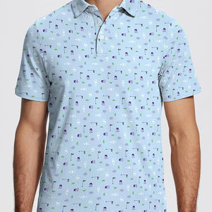 T-shirts polo élégants à logo brodé personnalisé 100% coton de haute qualité Slim Fit pour les hommes de grande taille Chemises polo tricotées de créateur - Product Image 4