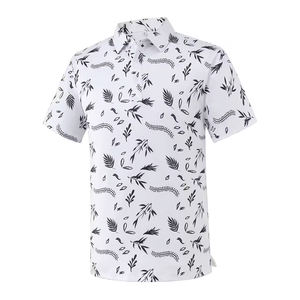 Impression numérique, respirant, pour chemise de golf, manches courtes, polyester tricoté, grande taille, avec service OEM - Product Image 1