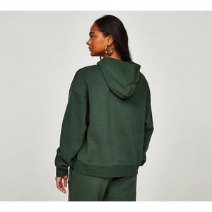 Conjunto de Dos Piezas de Ropa Deportiva de Invierno para Mujer, Talla Grande, Ajustado, Ecológico, con Capucha, Pantalones Deportivos y Sudadera con Capucha, Diseño Sólido - Product Image 5