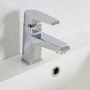 Meuble de salle de bain moderne blanc de 90 cm avec trois portes, ensemble de salle de bain Miami Forest à charnière droite - Product Image 4