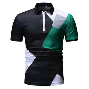 Polo de alta calidad para hombre, diseño de camiseta al por mayor, Polo de golf de punto de algodón 100% personalizado para hombre, camisetas con logotipo bordado, 2017 - Product Image 1