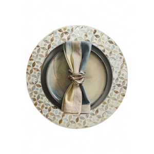 Manteles Individuales de Nácar con Textura Orgánica para un Estilo de Mesa Tranquilo y Cenas Cotidianas, de Vietnam - Product Image 2