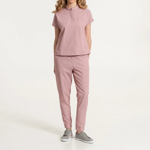 Jogger Scrub Set Modern Mandarin 2pckt Top avec 7pckt Bottom - Product Image 5