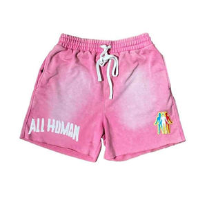 Pantalones Cortos de Verano Estilo Hip Hop, Deslavados al Ácido, con Pedrería, Estampados Personalizados al por Mayor, Estilo Urbano Vintage, Pantalones Cortos Deportivos - Product Image 6