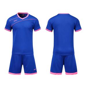 Conjunto de Camiseta de Fútbol de Manga Corta para Hombre de Alta Calidad, Uniforme de Fútbol para Adultos, Camiseta de Fútbol Azul para Niño, Nombre Personalizado, Número DIY - Product Image 4