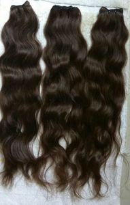 Unprocessed Natural Wave Remy Virgin Human Hair <b>Extensions</b> <b>Cheap</b> Raw Hair Bundles Direct From Indian Manufacturer - Product Image 4