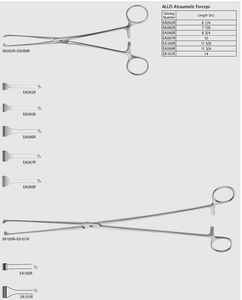 Allis Forceps, recién llegado, base esencial de instrumentos quirúrgicos manuales para uso médico intestinal - Product Image 1