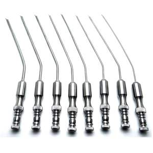 Ensemble de 8 instruments chirurgicaux manuels en acier inoxydable de qualité supérieure, tubes d'aspiration Frazier, 5-12 pièces - Product Image 1