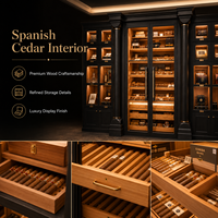 Humidor sur mesure OEM ODM pour salon de cigares, club privé