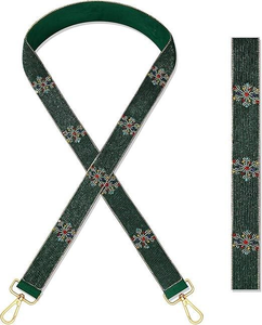 Handmade Beaded <b>Bag</b> Strap with Metal <b>Clips</b> Colorful Embroidered Design for Handbags Shoulder and Crossbody <b>Bags</b> Durable Stylish - Product Image 2