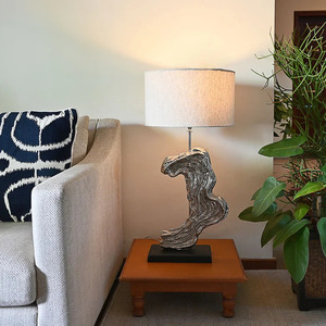 Modern Decorative Bedroom <b>Bedside</b> Unique Desk Lamp 360 Degree Lighting <b>Table</b> Lamp With <b>White</b> Lampshade - Product Image 3