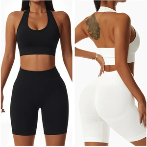 Ropa deportiva al por mayor, ropa de gimnasio, sujetador de un hombro de alto impacto, conjuntos de Yoga para mujer - Product Image 6