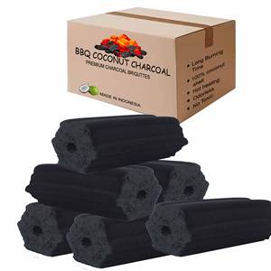ถ่านก้อนถ่านแบบอินโดนีเซียเปลือกมะพร้าวธรรมชาติสำหรับงานปาร์ตี้กลางแจ้งสินค้าจากอินโดนีเซีย - Product Image 2