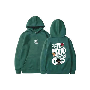 Sweat à capuche personnalisé de haute qualité avec logo d'impression bouffante 100 coton pull lourd ODM OEM - Product Image 6