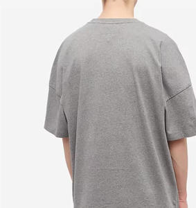 100% coton hommes surdimensionné goutte épaule T-Shirt personnalisé imprimé graphique t-shirts pour été tricoté tissage pour hommes femmes votre - Product Image 5