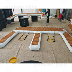 Drop Stitch Bain de soleil Teck Foam Deck Pad Floating Swim Air Raft Yacht Gonflable Water <span class=keywords><strong>Jet</strong></span> Ski Dock Flotteurs Plate-forme - Product Image 4