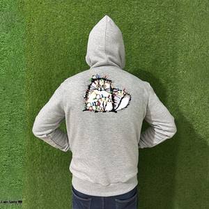 Sweat à capuche pour homme en molleton 100% coton de haute qualité, design personnalisé, fermeture éclair, best-seller de l'hiver, léger, écologique, respirant - Product Image 6