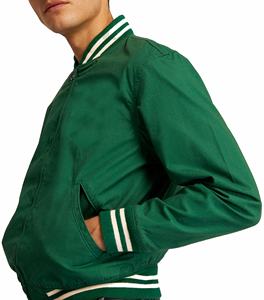 Veste bomber décontractée personnalisée avec logo brodé de haute qualité, légère, imperméable, coupe-vent, style streetwear, en polyester pour l'hiver - Product Image 5