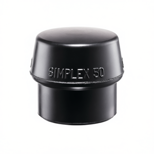 Tête de marteau à percussion SIMPLEX à face souple, diamètre 40 mm, en caoutchouc noir de dureté moyenne - Product Image 3