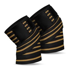 Rodilleras Deportivas Elásticas Resistentes de Nailon Personalizadas, Rodilleras Deportivas Cómodas para Gimnasio y Entrenamiento - Product Image 1