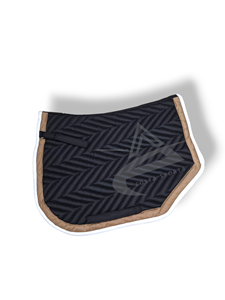 Costa Sports Equestrian - Sudadero de Algodón Negro Zigzag para Caballo, Multiusos, con Seguridad para Deportes Ecuestres - Product Image 5