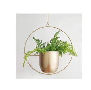 Best Quality Metal Hanging Planter Basket Flower Pot Holder Available at Wholesale Supply Hanging Planter Pot