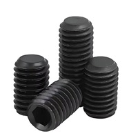 Vis sans tête hexagonale en acier au carbone de grade 12.9, DIN913, vis Allen, fixateur industriel, vente en gros, tête hexagonale à pointe