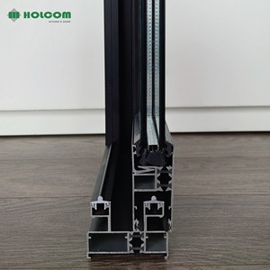 L'alliage d'aluminium noir blanc simple et double a accroché glissant la baie Windows pour la cuisine - Product Image 3