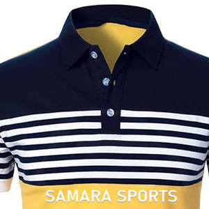 Venta al por mayor de los hombres de manga corta Turn-Down Polo Poliéster Regular Fit Hombre de negocios de trabajo Polos - Product Image 5