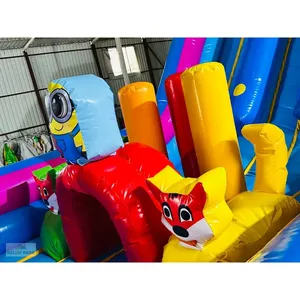 Tobogán Inflable con Temática de Minions de 8x5 Pies para Entretenimiento al Aire Libre - Product Image 2