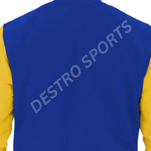 Venta al por mayor personalizado bordado Varsity chaqueta Unisex impreso último diseño chaquetas de béisbol con logotipo personalizado - Product Image 6